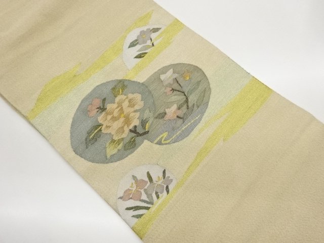 JAPANESE KIMONO / NAGOYA OBI / TSUZURE / WOVEN PLANT 